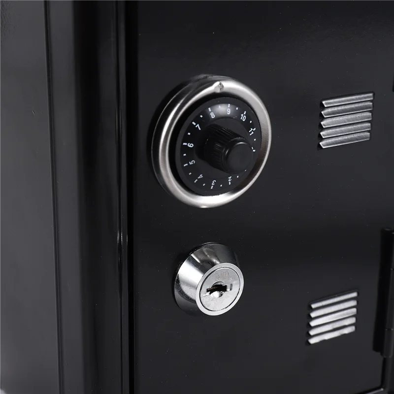 L72A-Safe Box Organizer Iron Desk Decorative Box Piggy Bank Metal Mini Cabinet Money Storage Box Storage Box For Boys