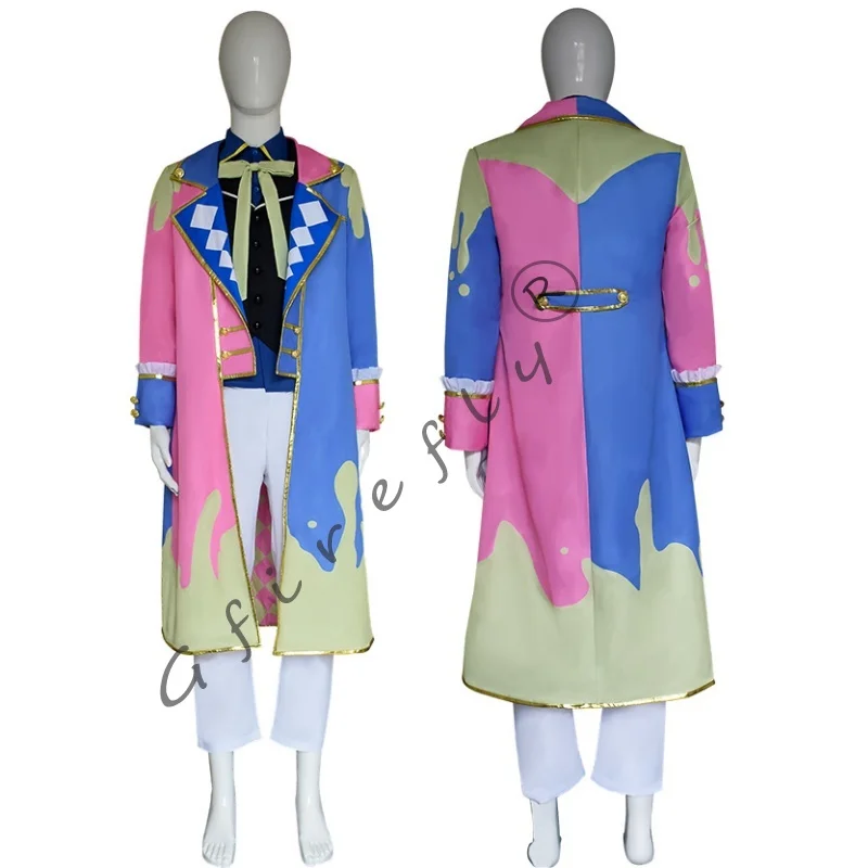 Kamishiro Rui couleur scène projet Sekai Cosplay plume pays des merveilles × Showtime scène halloween fête costume cape Kamishiro perruque