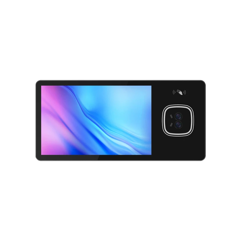 Enterprise Canteen Android 13 System Fingerprint Touch Screen Waterproof One-Way Audio Cloud Storage Memory Biometric OEM Leshun