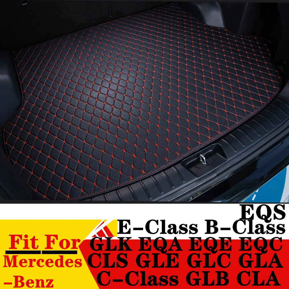 

Car Trunk Mat For Mercedes-Benz B C E Class GLB CLA CLS GLE GLC GLA GLK EQA EQE EQC EQS XPE Rear Cargo Cover Pad Tail Boot Liner