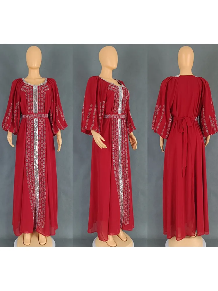 Ramadan Eid Abaya Dubai Truthahn muslimischen Hijab langes Kleid islamische Kleidung afrikanische Kleider für Frauen Robe musulmane djellaba femme