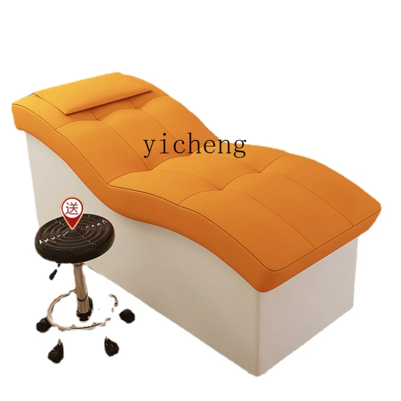 

Zk Beauty Salon Special Massage Couch Ear Cleaning Beauty Sofa Flat Lying Nail Bed