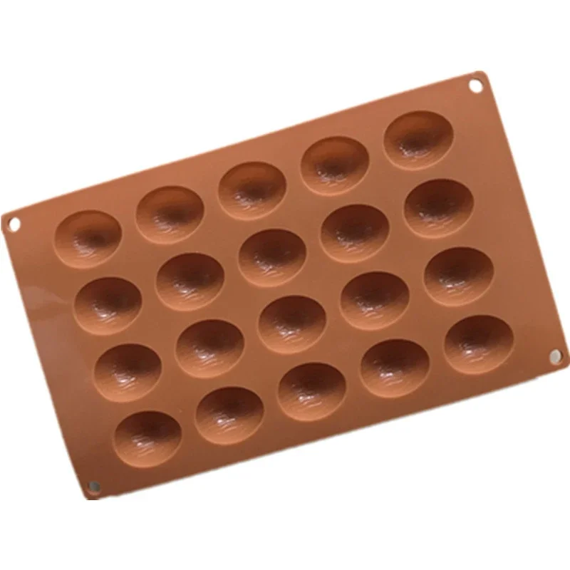 20 Holes Walnuts Nuts Shape Cake Chocolate Molds Silicone Pudding Mold Household DIY Cake Baking Tools