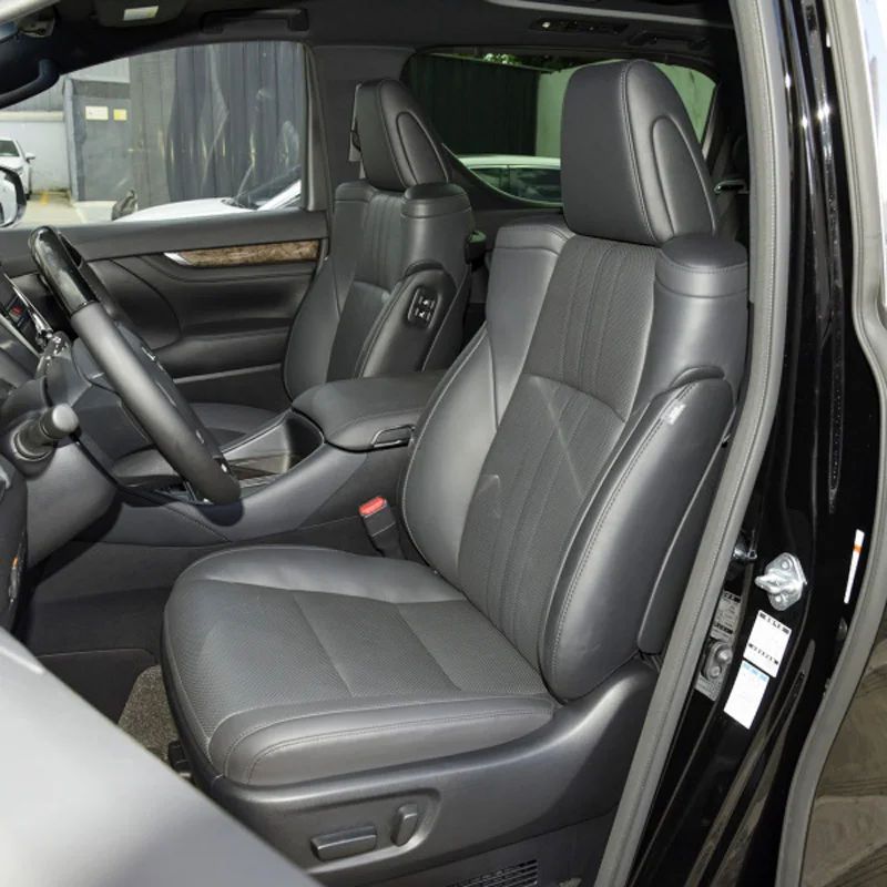 

Чехлы на сиденья для Toyota ALPHARD 2011 2012 2015 2017 2018-2021, аксессуары, комплект поддержки подушек сиденья из натуральной кожи и кожзаменителя
