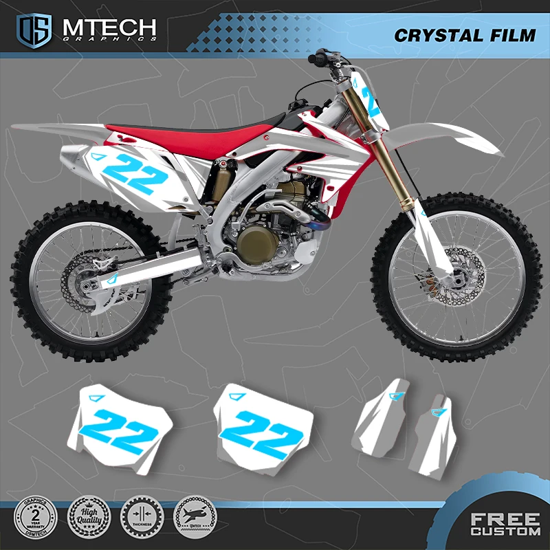 

DSMTECH Custom Team Graphics Decals Stickers Kits For Honda 2005 2006 2007 2008 CRF 450 009
