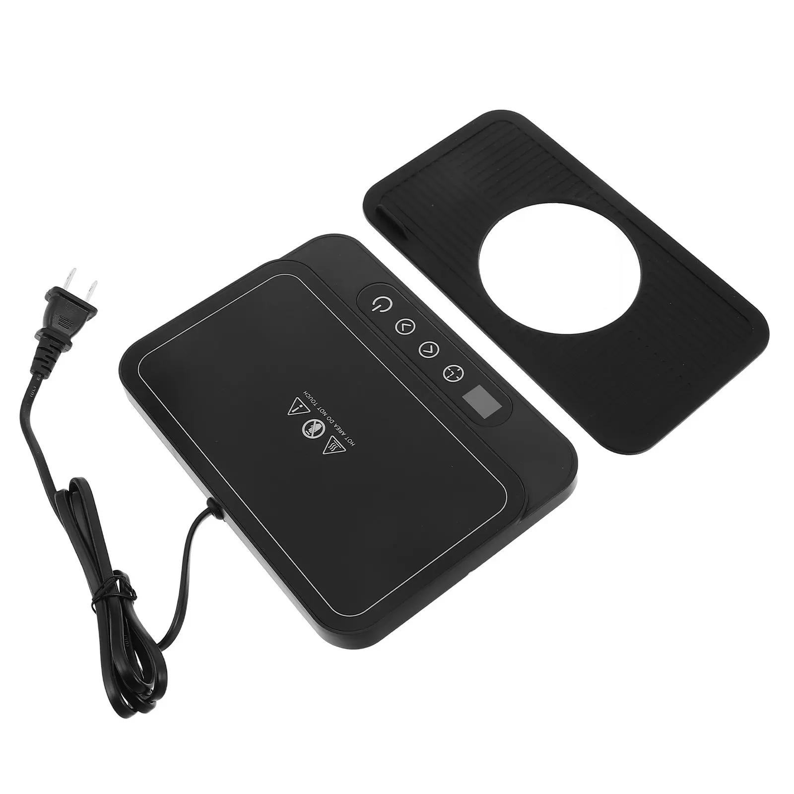 

Электрический коврик для подогрева еды, регулируемый, 50 Вт, 9 температурных режимов, таймер на 12 часов, ультратонкий, для стола, подогреватель для кофе и кружек