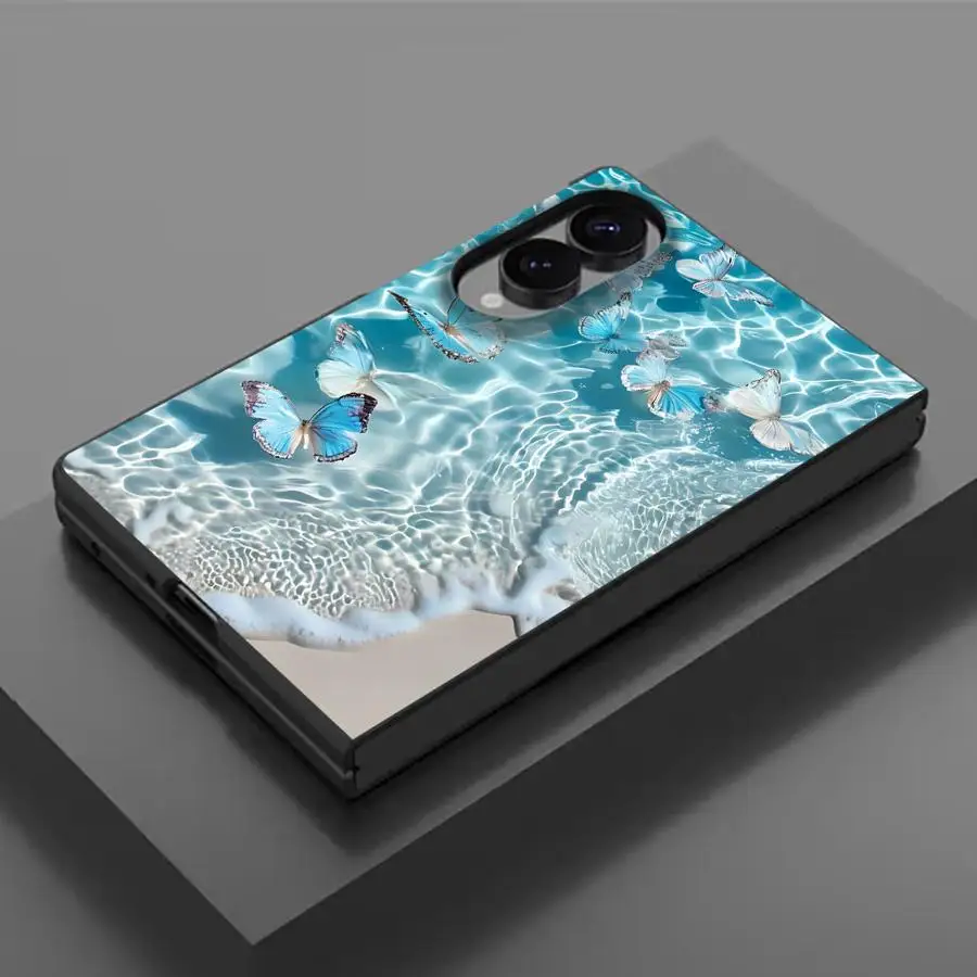 Luxury Phone Cover Case for Samsung Galaxy ZFold8 Z Fold8 Wide Z Fold 8 ZFold Wide Colorful Underwater Shells