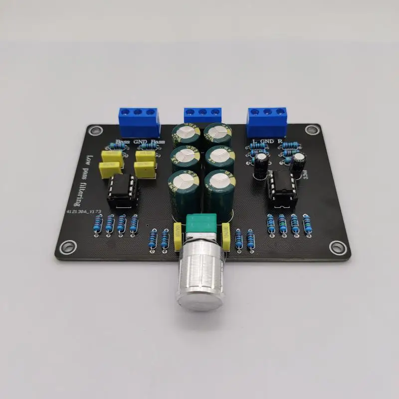 

AC12V subwoofer low-pass filter, subwoofer electronic division, NE5532 subwoofer front stage