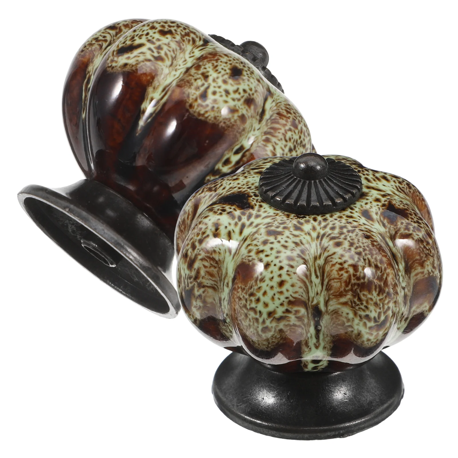 

2Pcs Colorful Ceramic Cabinet Handles Vintage Drawer Knobs Pulls for Kitchen Cabinet Cupboard Furniture Door Dresser