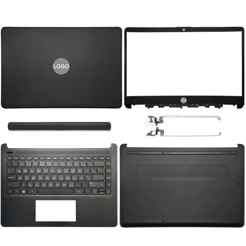 

New For HP 14-DQ 14S-DQ 14-DR 14S-FR 14S-FQ TPN-Q221 TPN-Q242 LCD Back Cover Front Bezel Palmrest keyboard Hinges Bottom Case