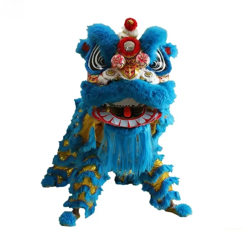 Traditional China Lion Dance Outfit for New Year Celebrations Lion Head Dance Performance Costume Party Show Chinese Folk Dance