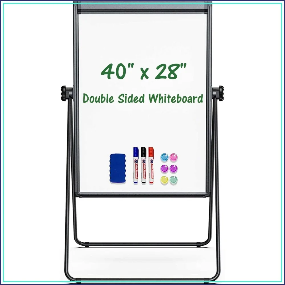 Double Sided Magnetic Whiteboard Easel 40x28