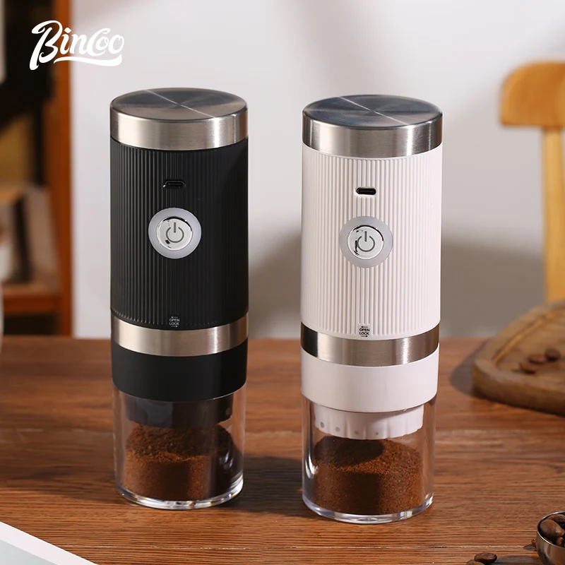 

Bincoo Coffee Bean Grinder Portable Electric Type-C Rechargeable Manual Grinder Ceramic Grinder Core Professional Coffee Set