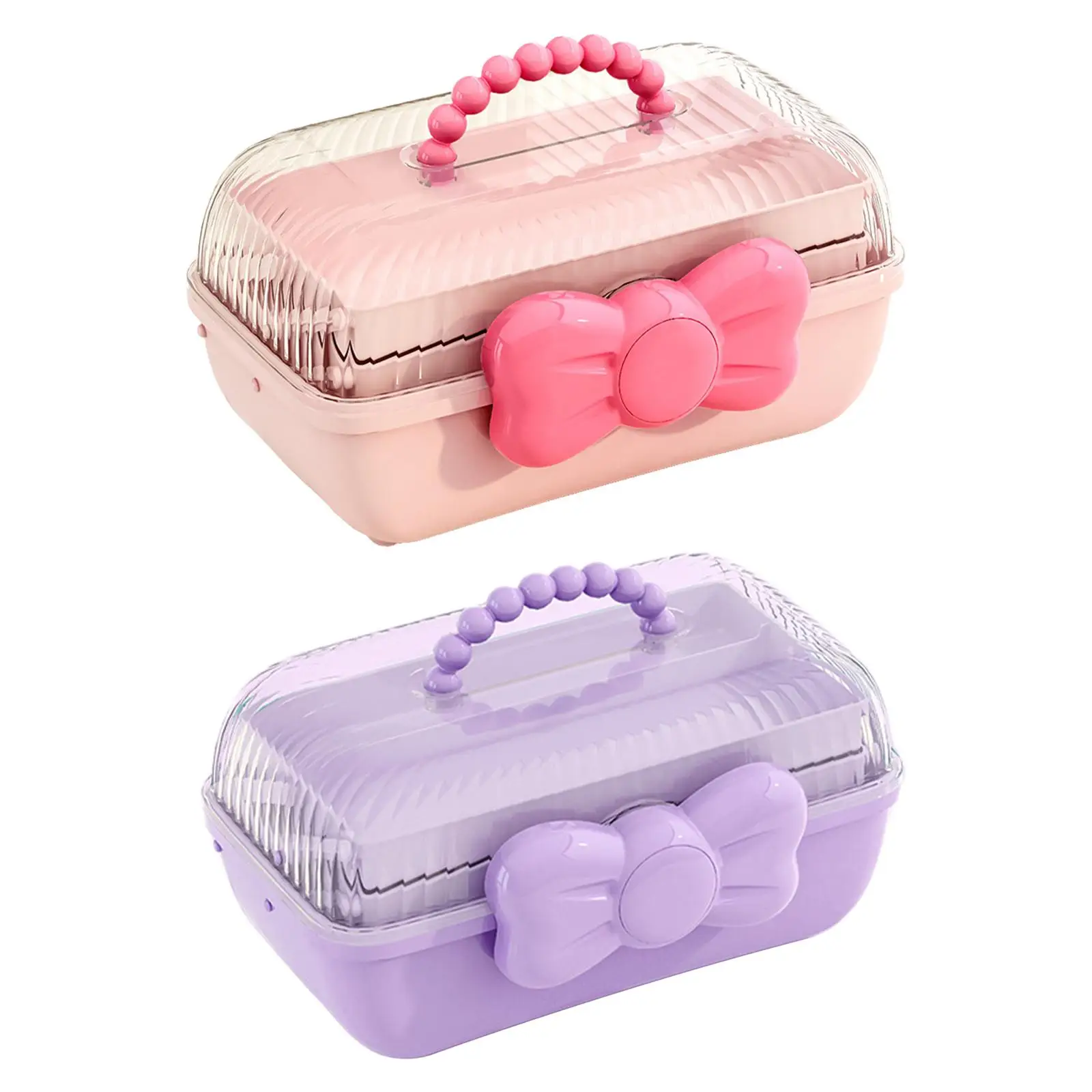 Portable Jewelry Case Organizer Container Compartment Ornate Vanity Display Organiser Boxes