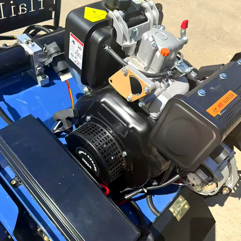 Tracce di gomma agricole personalizzate Robot tosaerba telecomandato CE EPA Motore diesel Macchina da taglio per erba per tutti i terreni