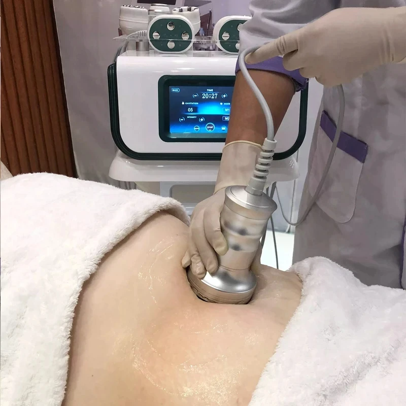 The 7 in 1 Vacuum Cavitation System Weight Loss With Lipolaser Pads 40K/80K Vacuum 650nm Cellulite Reduction Salon Use FR-600