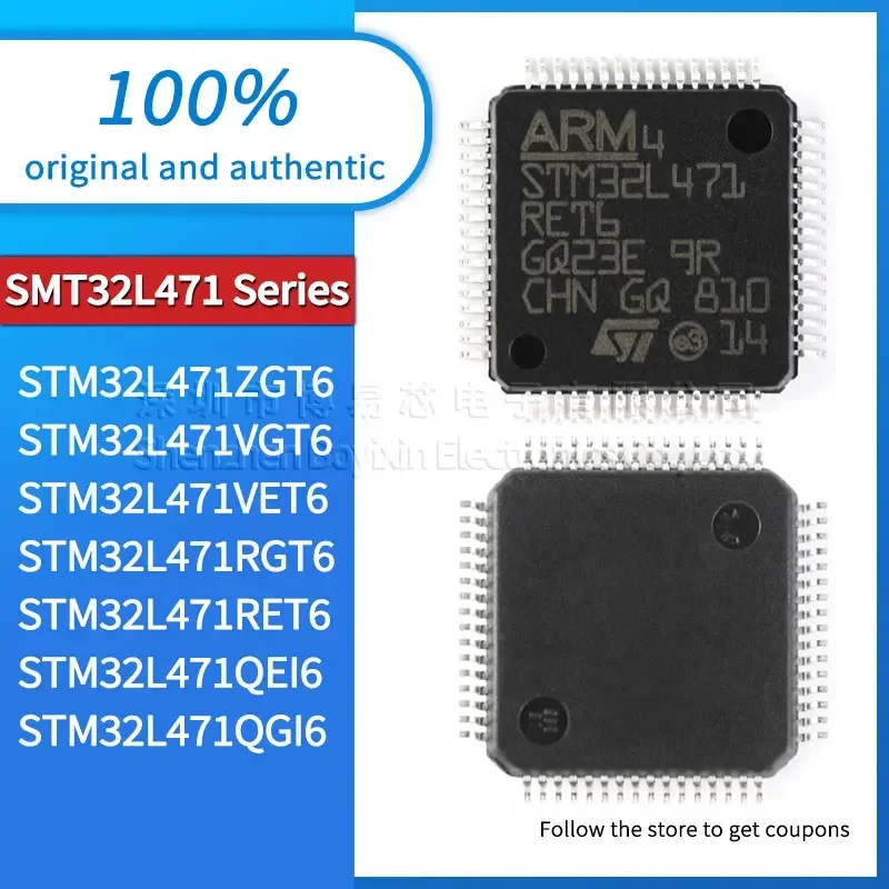 

Original genuine STM32L471ZGT6 STM32L471VGT6 STM32L471VET6 STM32L471RGT6 STM32L471RET6 STM32L471QEI6 STM32L471QGI6