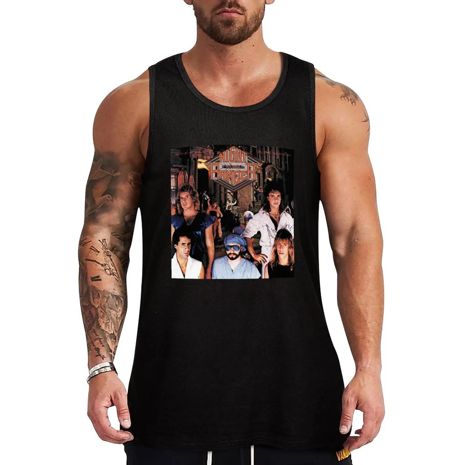 Night Ranger midnight madness Tour 2019 Tank Top Relaxed Fit Tank Top Casual Sleeveless Everyday Shirt