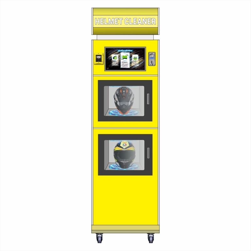 

Custom Factory Price Automatic Motorcycle Bicycle Helmet Cleaning Vending Machine Custom Graphics Cloud-Based Management SDK