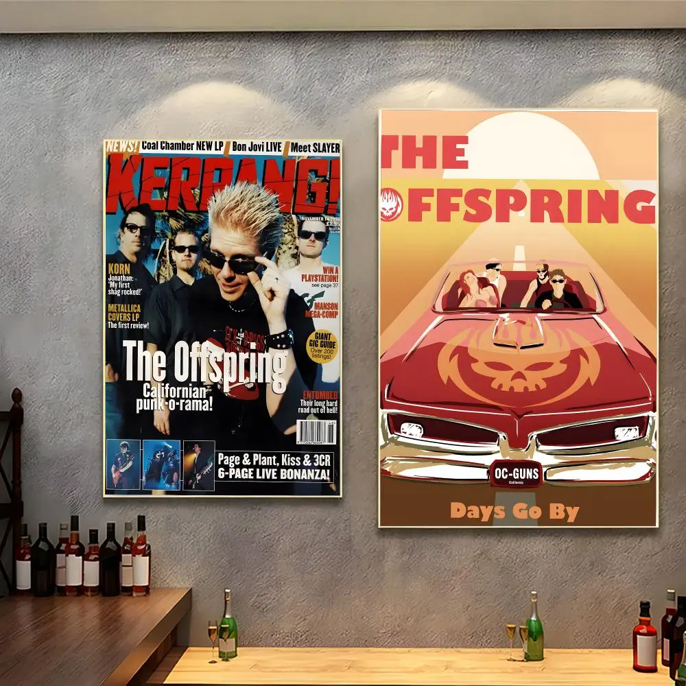 Punk rock band The Offspring Poster Peel And Stick Indoor Bedroom Wall Decor Aesthetic Gift