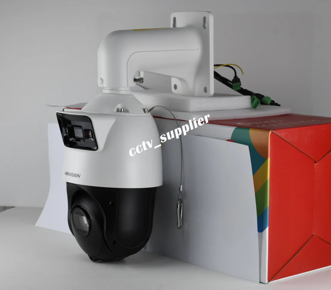 Hikvision TandemVu AcuSense PTZ DarkFighter+ColorVu Network Speed Dome 4MP( 2.8mm )+4MP(25x PTZ 4.8--120mm) IR100 PoE+