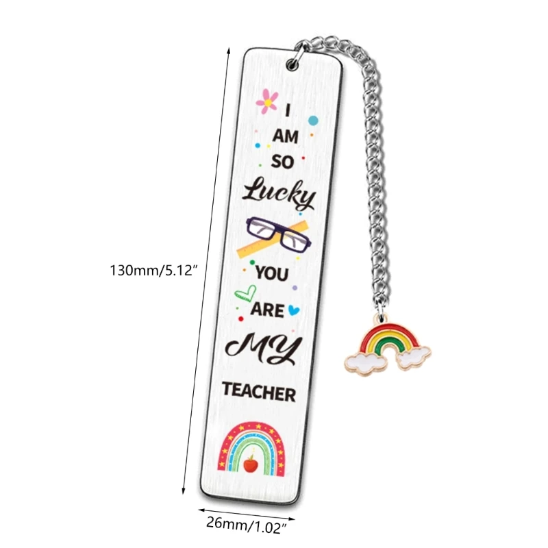 บุ๊คมาร์คโซ่โลหะบุ๊คมาร์คอุปกรณ์แบ่งหน้าหนังสืออ่าน