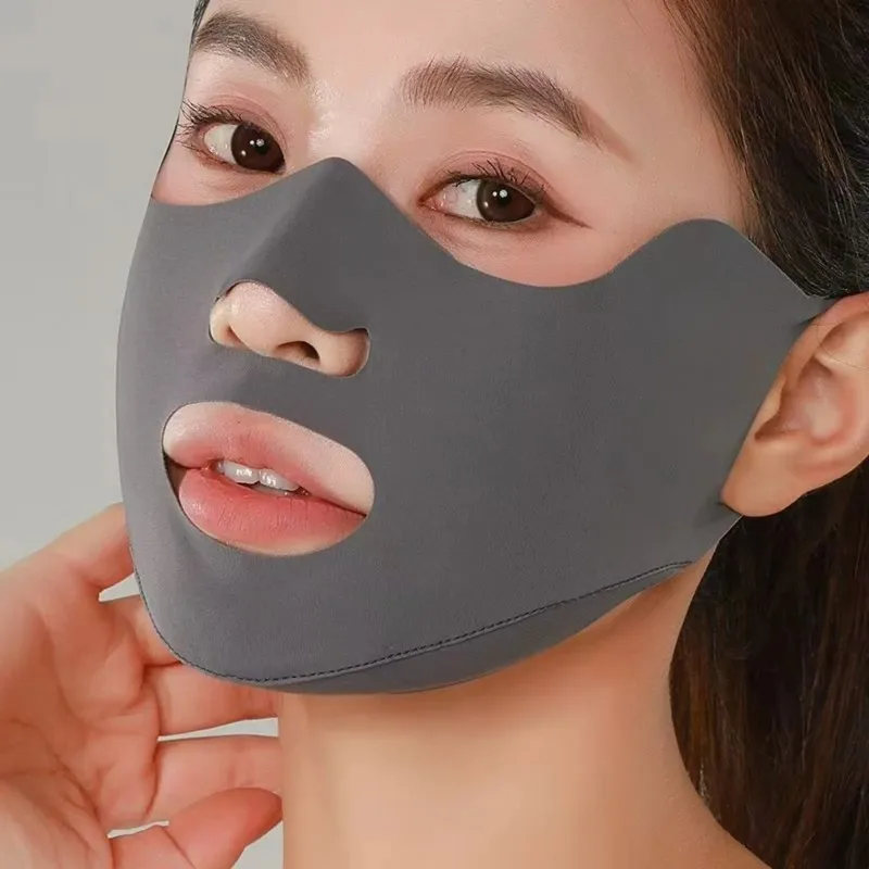Summer Ice Silk Sun Protection Face Gaiter Anti UV Full Face Cover Golf Cycling Outdoor Sports Face Kini Breathable Cool Sweat