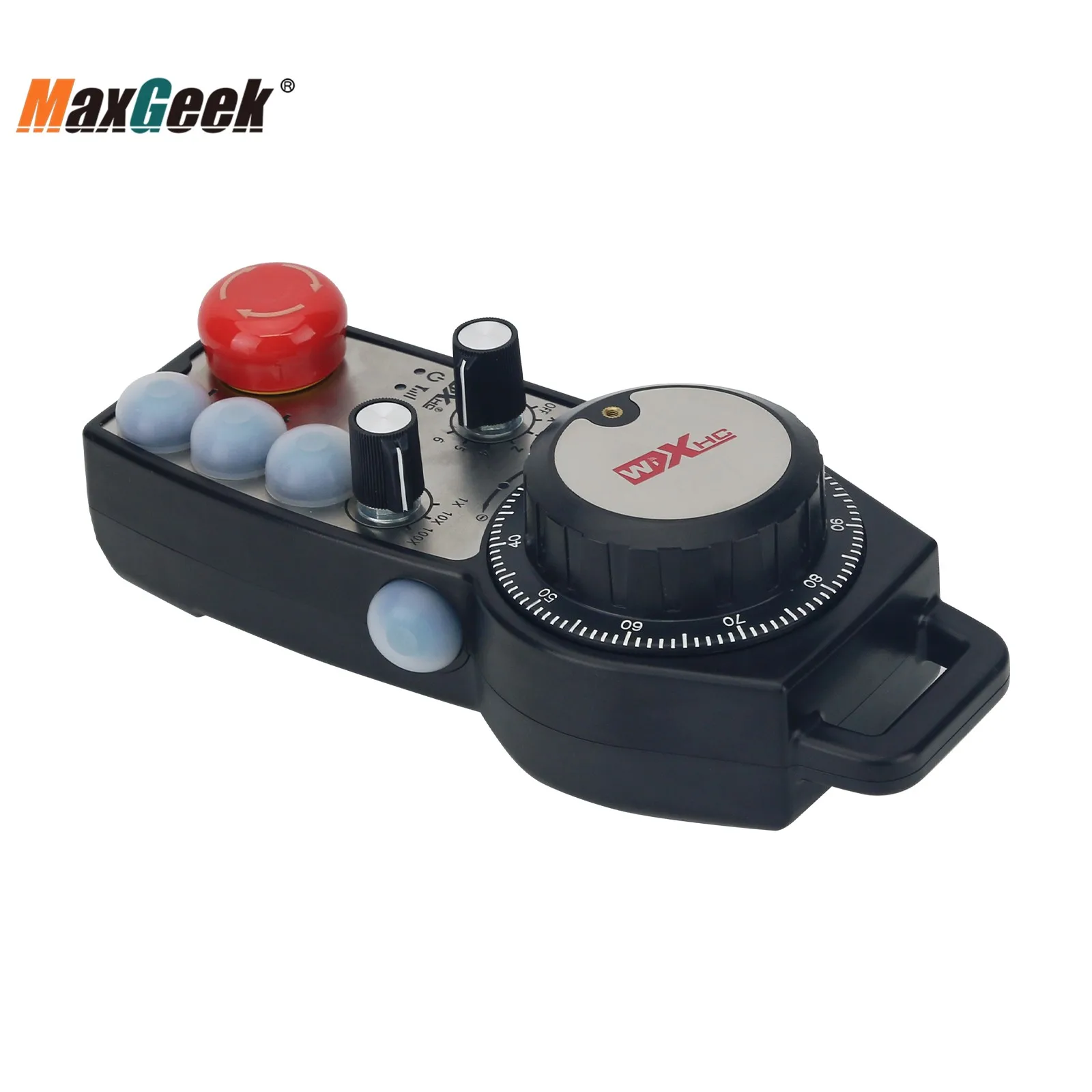 Imagem -03 - Maxgeek Ztwgp3 Wireless Manual Pulso Gerador Volante de Eixos com Botões de Expansão Personalizados Cnc Mpg Controlador