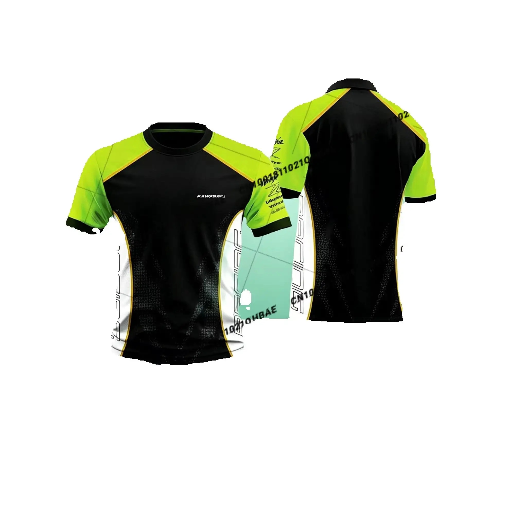 AliExpress Kawasaki NEW BEST SELLER KAWASAKI MERCHANDISE TSHIRT (2026) Men Women Motocross Oversized Breathable Speed Drying Cycling Suit