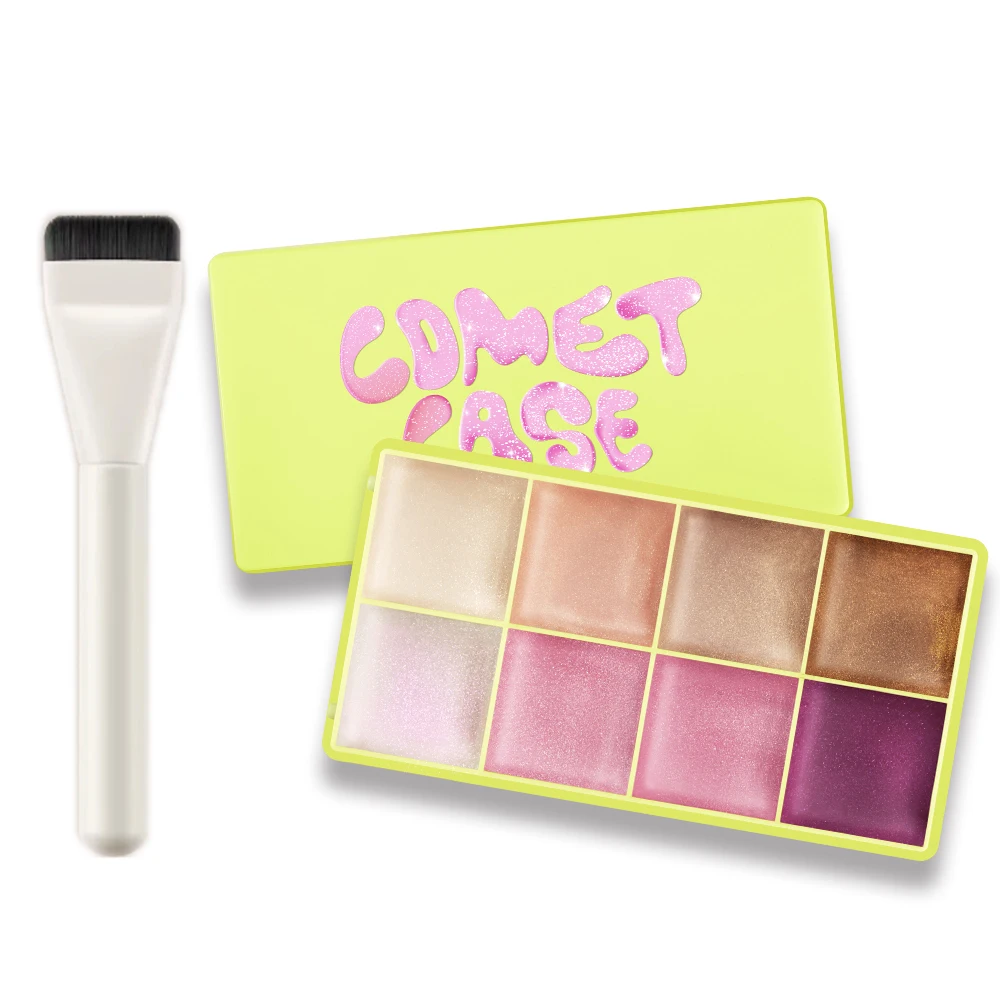 Curve Case Cream Wenkbrauwcrème Blush Highlighter Palette Matte Shimmer Finishes Schaduwtinten Langdurige cosmetica