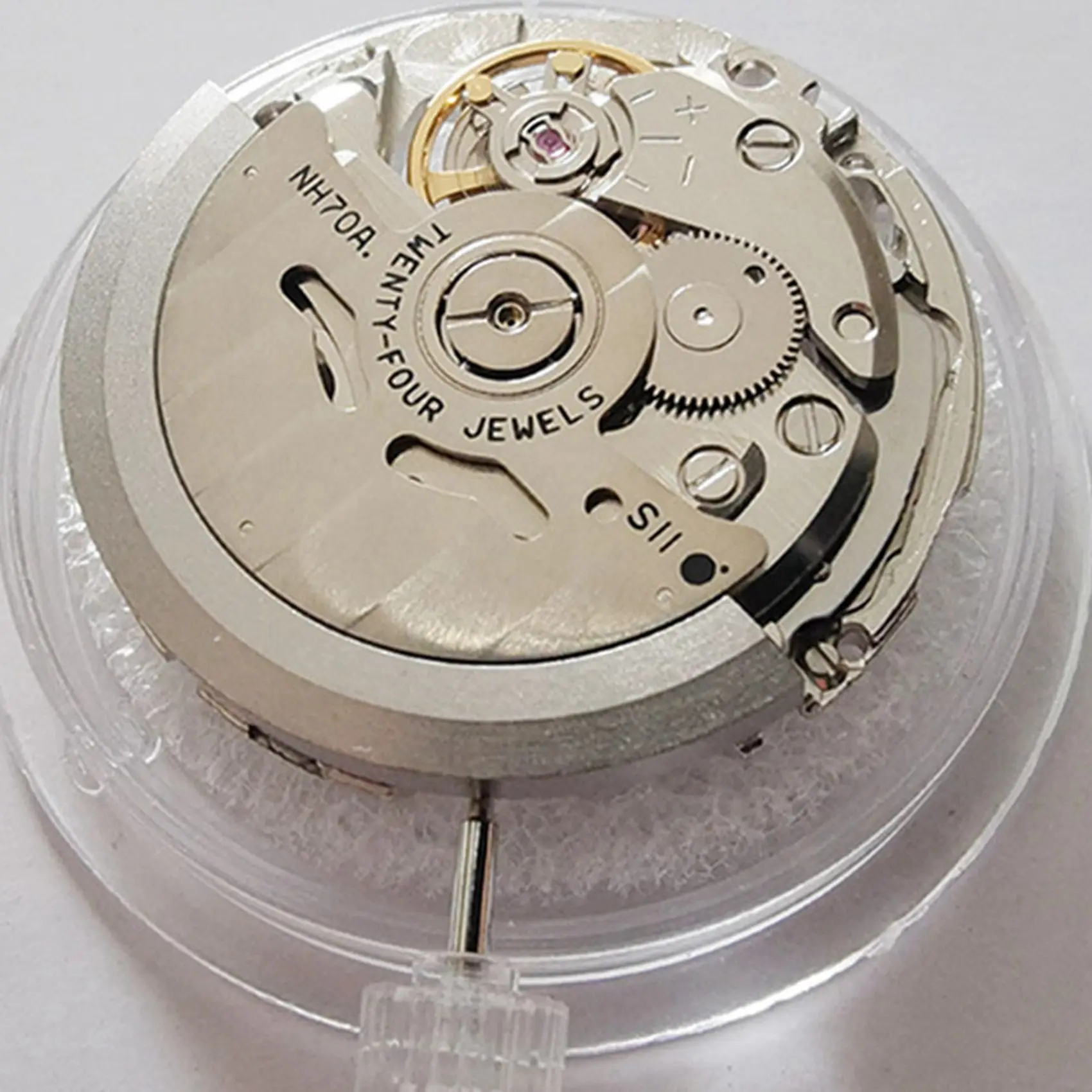 2 Set Japan NH70/NH70A Hollow Automatic Watch Movement 21600 BPH 24 Jewels High Accuracy Fit For Mechanical Watches Eco-Friendly