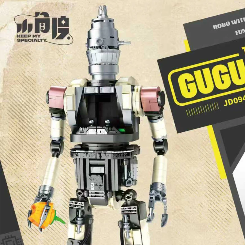 

Новый JD094 654 шт. MOC технический робот GUGU строительные блоки кирпичи сборка модель DIY игрушки для мальчиков подарок на день рождения