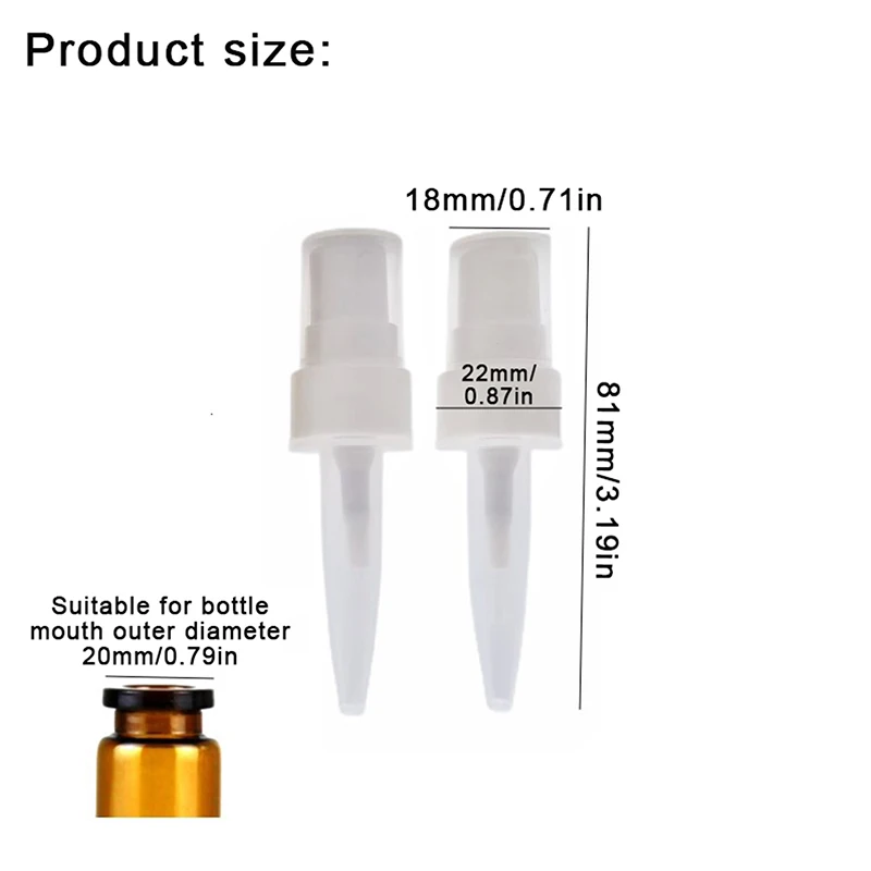 5 قطعة 20 مللي متر قارورة حربة رشاش مياه نافورة الصحافة غسول الأغطية تجميد المجففة مسحوق الأسهم الحل المتطابقة رذاذ تلميح أمبولة مصل غطاء غسول