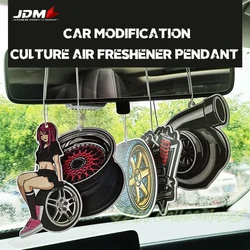 Car Air Freshener Sex Girl Hanging Rearview Mirror Perfume Flavoring Turbo Brake Disc Shock Absorber Solid Paper JDM Accessories