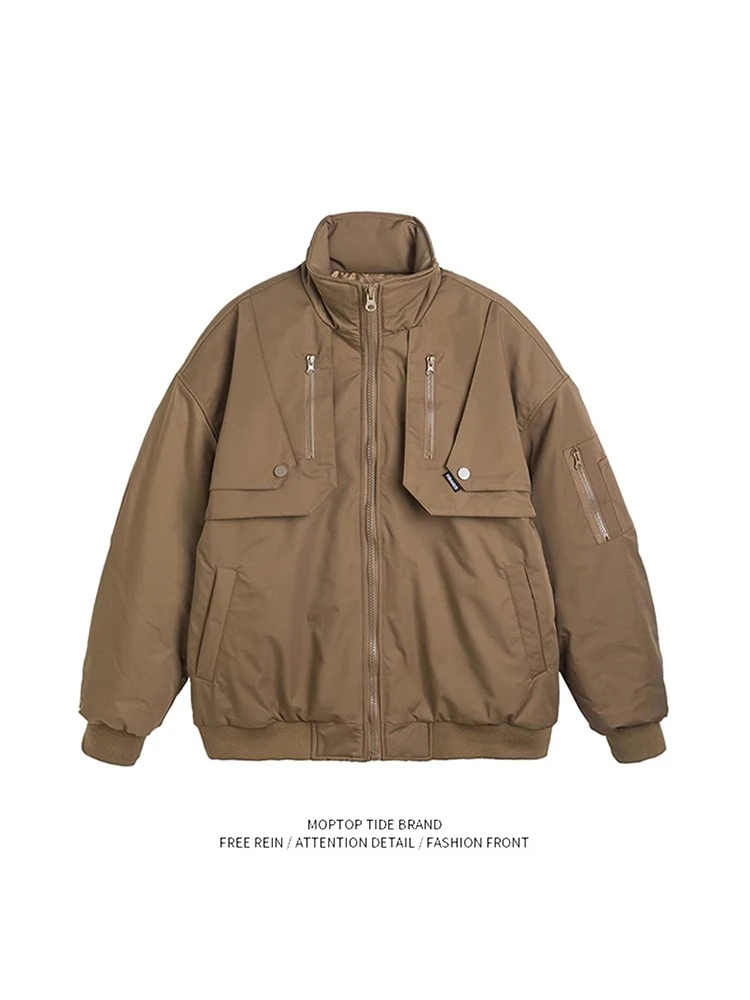 

Мистер WH Американский Ретро Flight Jaet Свободная рабочая одежда с воротником-стойкой Верхняя одежда для мужчин и женщин Весна Осень Модный бренд