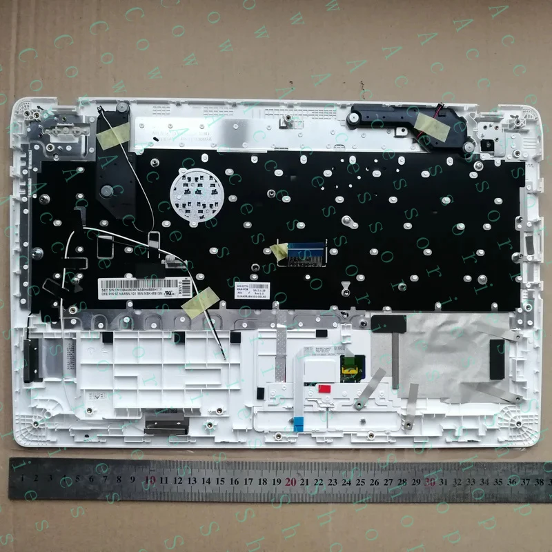 PP+Korean layout new laptop palmrest cover with keyboard for samsung 501R5L 550R5L 500R5L 501r5l