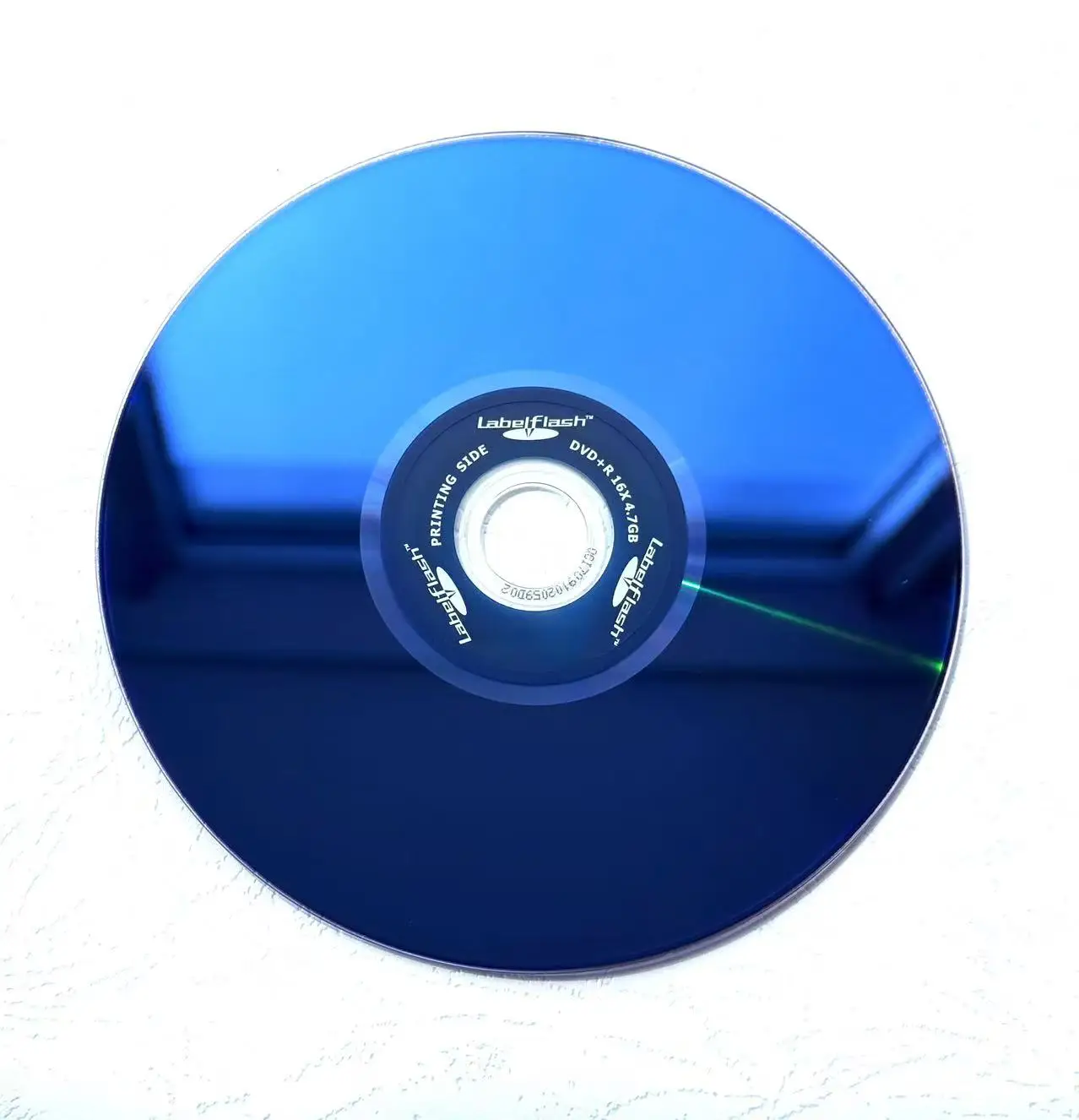 Wholesale 5 discs Less than 0.3% Defect Rate Labelflash 4.7 GB Blank Blue DVD+R Disc