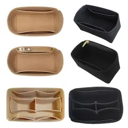New Felt Handbag Insert Bag Storage Organization Purse Liner Portable Bag Support Bag Organiser for For LV Nice Nano/Mini/BB