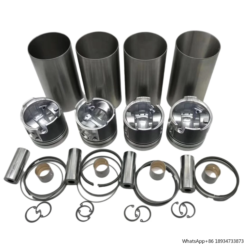 4TNV-94L Cylinder Sleeve Assembly Engine Piston Kit R55-7S Engine Overhaul Kit For Excavator Engine Spare Parts