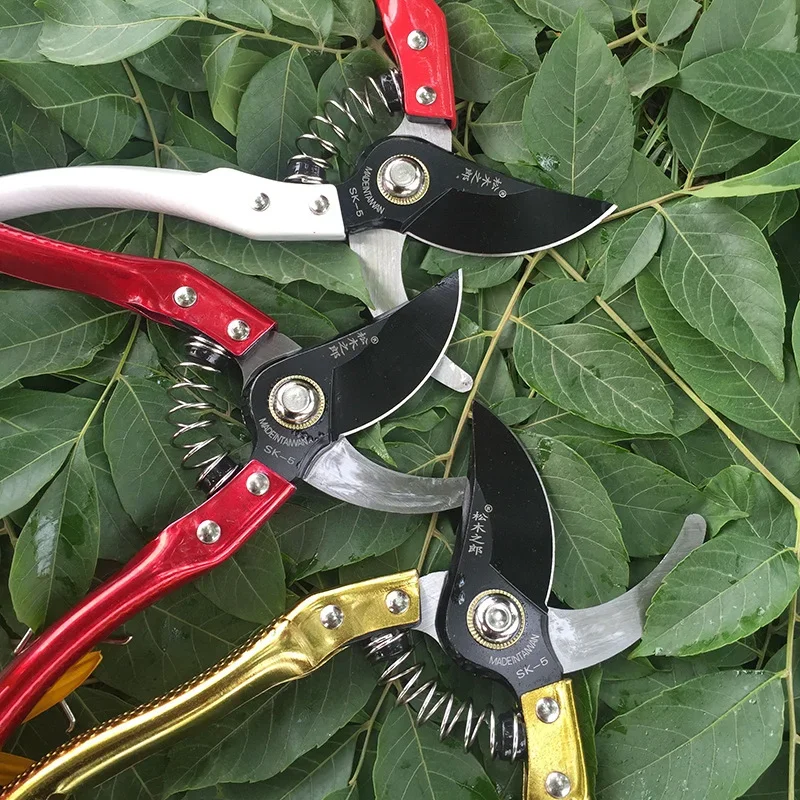 

Garden Shear Pruning Scissor Hand Cutting Tool Sharp Blade Safety Latch Automatic Rebound Non - Slip Handle