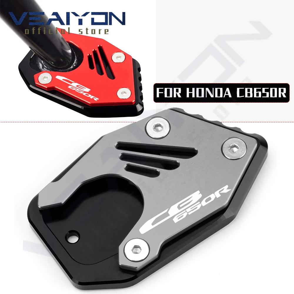 For HONDA CB650R CBR650R CB 650R CBR650 R cb 650 r cbr 650 r Motorcycle Kickstand Side Stand Extension Enlarger Pad Accessories