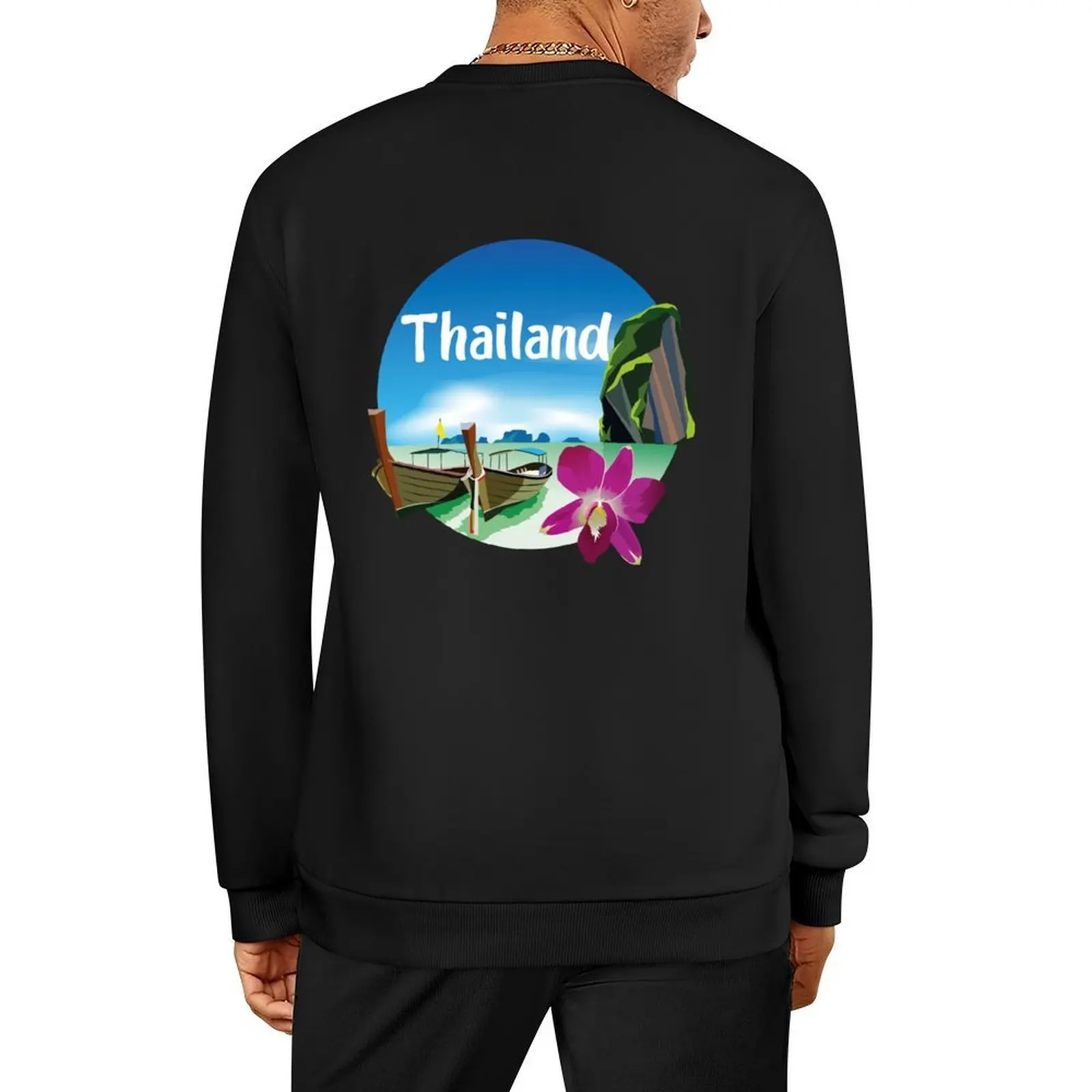 

Thailand Phuket Pullover blouse autumn clothes winter clothes tracksuits oversize sweatshirts