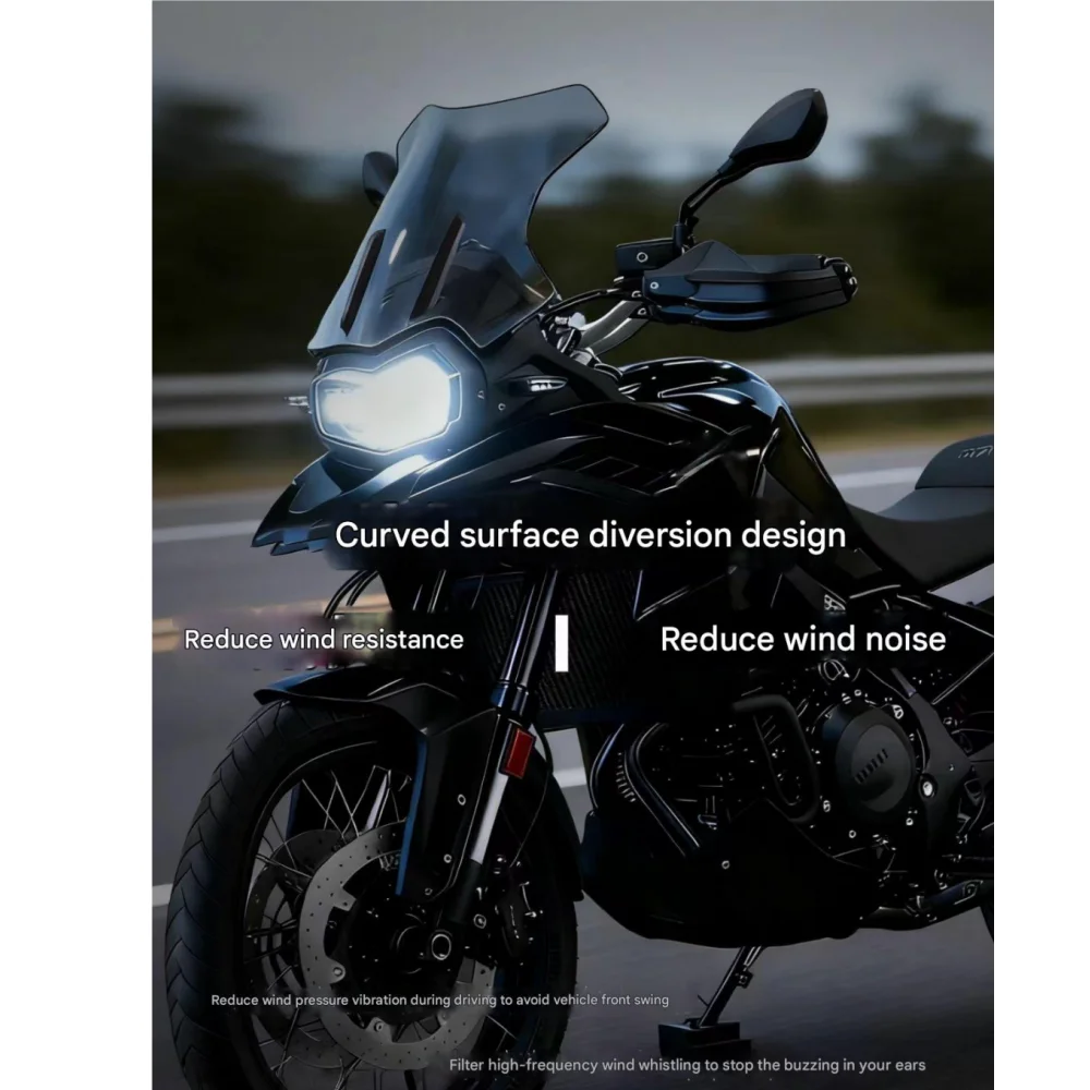 Modified water bird style front windshield suitable for BMW 2025 F800GS windshield BMW F800GS accessories non-destructive instal