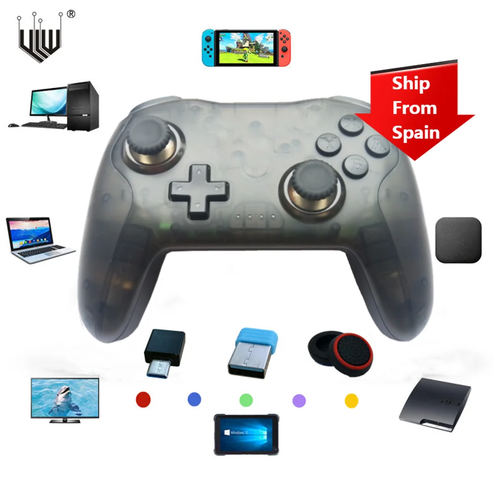 

Multifunction Bluetooth 2.4G Wireless Controller For Nintendo Switch Pro PC TV Box Smart Phone Tablet PS3 Tesla Joystick Gamepad