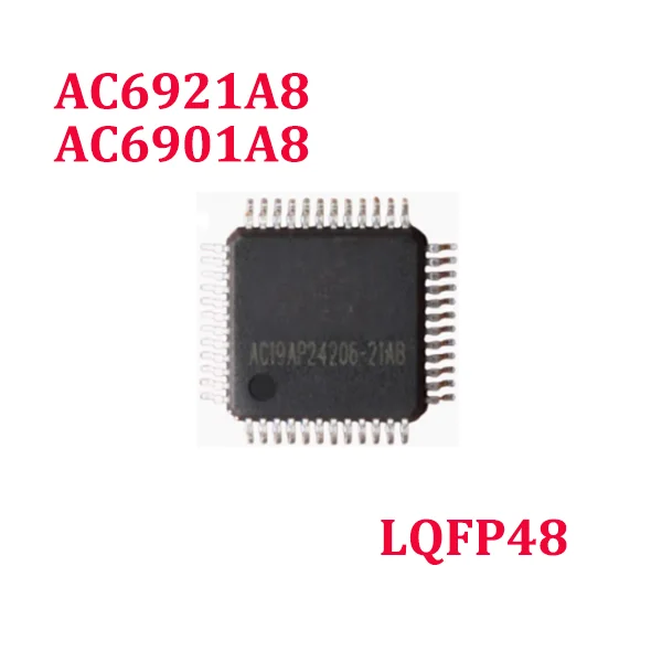 1pcs/lot AC6921A8 AC6901A8  AC6921 AC6901 LQFP48 Bluetooth Chips