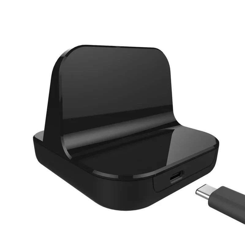 Pengisi daya Dok Tipe C Desktop Pengisian daya USB C stasiun Cradle 3.1 untuk ponsel Android