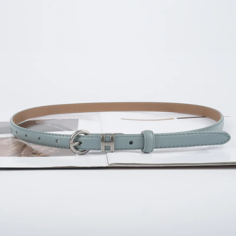 เข็มขัดแท้ใหม่เอี่ยม, กางเกงยีนส์, กางเกงลำลอง, ชุดเดรส, เข็มขัดคุณภาพสูง, เข็มขัดของผู้หญิงมีแบรนด์หรู, เข็มขัดผู้หญิงดีไซน์เนอร์