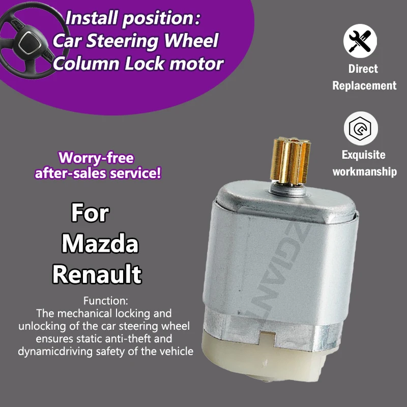 

AZGIANT 12384 RPM Car Ignition Steering Column Lock 12V motor actuator For Mazda 6 Stufenheck/Renault Scenic II III/Clio III IV