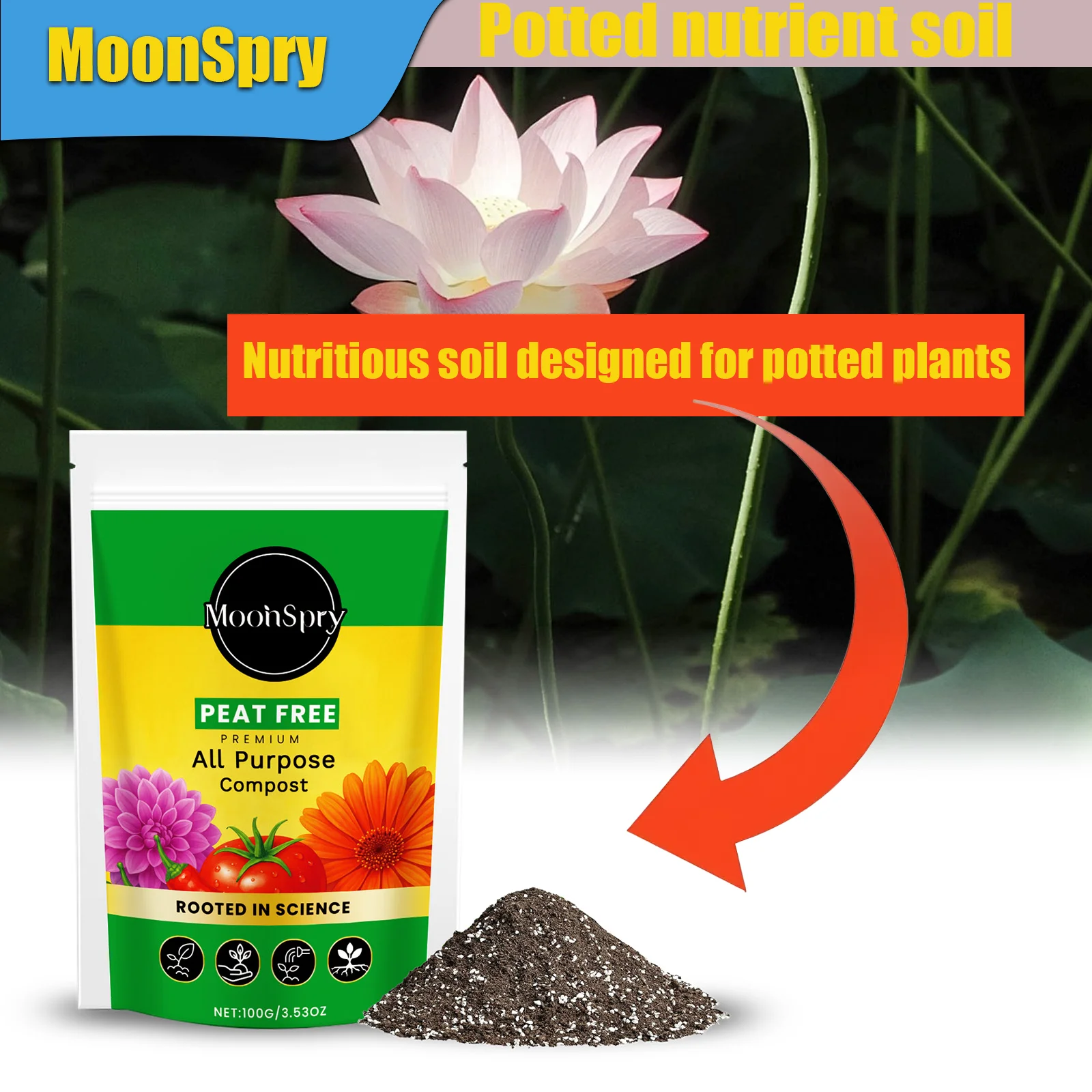 Moonspry 100G Potte… - image