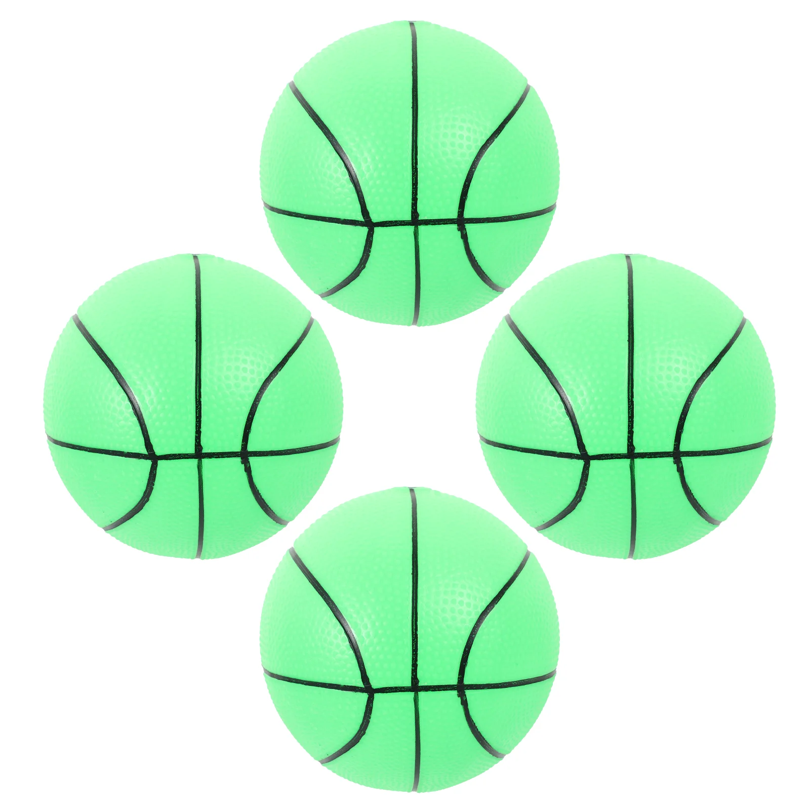 Bouncy Ball Official Size Basketball Green Light up Fluorescent Glowing Mini Small Outdoor